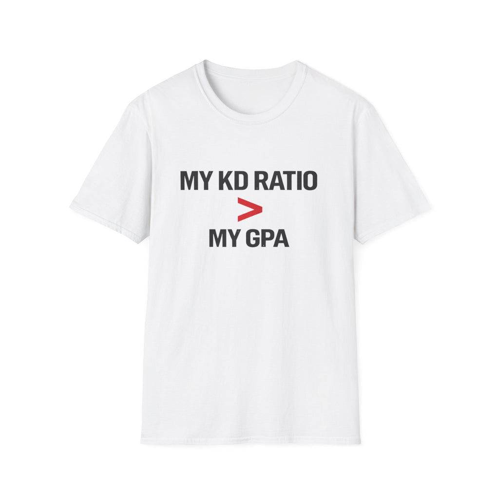 MY KD RATIO > MY GPA